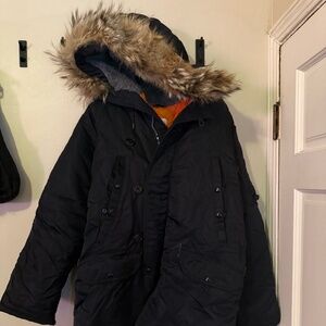 Mens winter parka
